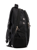 Чёрный рюкзак Angelo Bianco. Вид 3 миниатюра.
