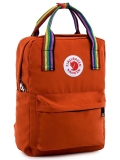 Оранжевый рюкзак Kanken. Вид 2 миниатюра.