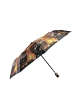 Коричневый зонт ZITA. Вид 3 миниатюра.