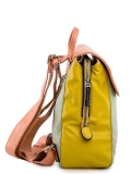 Светло-зеленый рюкзак Fabbiano. Вид 3 миниатюра.
