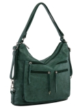 Зелёная сумка мешок S.Lavia. Вид 2 миниатюра.