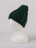 Зелёная шапка Gracia. Вид 1 миниатюра.