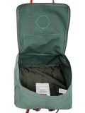 Зелёный рюкзак Kanken. Вид 5 миниатюра.