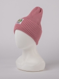 Розовая шапка Fashion Style. Вид 1 миниатюра.
