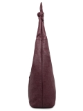 Бордовая сумка мешок S.Lavia. Вид 3 миниатюра.