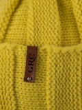 Жёлтая шапка Gracia. Вид 2 миниатюра.