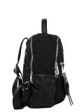 Чёрный рюкзак Polina. Вид 3 миниатюра.