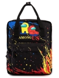 Чёрный рюкзак Angelo Bianco в категории Детское/Школьные рюкзаки/Школьные рюкзаки для подростков. Вид 1