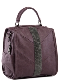 Фиолетовый рюкзак Angelo Bianco. Вид 2 миниатюра.