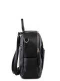 Чёрный рюкзак S.Lavia в категории Коллекция осень-зима 22/23/Коллекция из искусственной кожи. Вид 3
