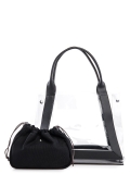Чёрный тоут Angelo Bianco в категории Женское/Сумки женские/Средние сумки женские. Вид 1