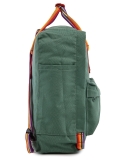 Зелёный рюкзак Kanken. Вид 3 миниатюра.