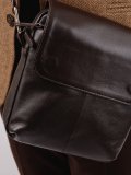 Темно-коричневая сумка планшет S.Lavia. Вид 11 миниатюра.