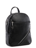 Чёрный рюкзак S.Lavia в категории Коллекция осень-зима 22/23/Коллекция из искусственной кожи. Вид 2