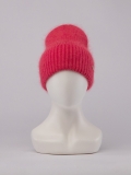 Розовая шапка Paola. Вид 1 миниатюра.