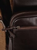 Темно-коричневая сумка планшет S.Lavia. Вид 12 миниатюра.
