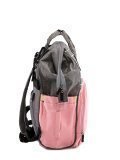 Розовый рюкзак Anello. Вид 3 миниатюра.