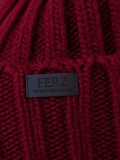 Бордовая шапка FERZ. Вид 3 миниатюра.