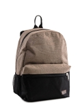 Бежевый рюкзак Lbags в категории Школьная коллекция/Рюкзаки для школьников. Вид 2