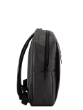 Чёрный рюкзак Lbags. Вид 3 миниатюра.