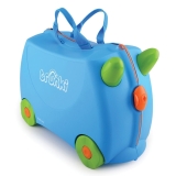 Голубой чемодан TRUNKI в категории Детское/Детские чемоданы. Вид 1