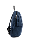Синий рюкзак Lbags. Вид 3 миниатюра.