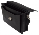 Чёрный портфель Mariscotti в категории Мужское/Сумки мужские/Мужские сумки для документов. Вид 4