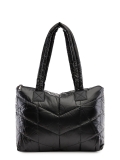 Чёрный шоппер Angelo Bianco в категории Женское/Сумки женские/Средние сумки женские. Вид 1