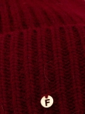 Бордовая шапка Paola. Вид 3 миниатюра.