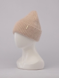 Светло-бежевая шапка Paola. Вид 2 миниатюра.