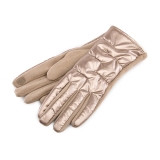 Золотые перчатки Angelo Bianco в категории Женское/Аксессуары женские/Женские перчатки и варежки. Вид 1
