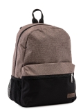 Коричневый рюкзак Lbags в категории Детское/Школьные рюкзаки/Школьные рюкзаки для подростков. Вид 2