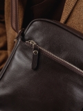 Темно-коричневая сумка планшет S.Lavia. Вид 10 миниатюра.