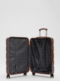 Темно-серый чемодан Verano. Вид 4 миниатюра.