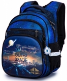 Синий рюкзак SkyName. Вид 2 миниатюра.