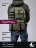 Оливковый рюкзак S.Lavia в категории Мужское/Рюкзаки мужские/Рюкзаки дорожные. Вид 3