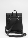 Чёрный рюкзак Safenta (Fabbiano). Вид 3 миниатюра.