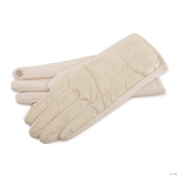 Молочные перчатки Angelo Bianco в категории Женское/Аксессуары женские/Женские перчатки и варежки. Вид 1