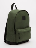 Темно-зеленый рюкзак NaVibe. Вид 2 миниатюра.