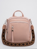 Бежево-розовый рюкзак S.Lavia в категории Весенняя коллекция/Коллекция из искусственной кожи. Вид 1