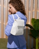 Белый рюкзак S.Lavia. Вид 9 миниатюра.