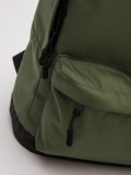 Темно-зеленый рюкзак NaVibe. Вид 4 миниатюра.