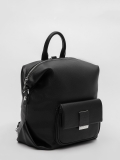 Чёрный рюкзак Safenta (Fabbiano). Вид 2 миниатюра.