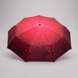 Красный зонт автомат ZITA. Вид 2 миниатюра.