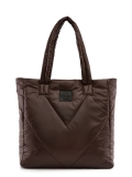 Темно-коричневый шоппер NaVibe в категории Осенняя коллекция/Коллекция из текстиля. Вид 1