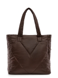 Темно-коричневый шоппер NaVibe в категории Осенняя коллекция/Коллекция из текстиля. Вид 3