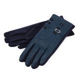 Синие перчатки Angelo Bianco. Вид 1 миниатюра.