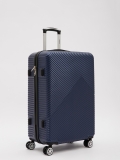 Темно-синий чемодан Verano. Вид 2 миниатюра.