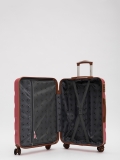 Брусничный чемодан Verano. Вид 4 миниатюра.