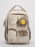 Бежевый рюкзак S.Lavia в категории Школьная коллекция. Вид 1